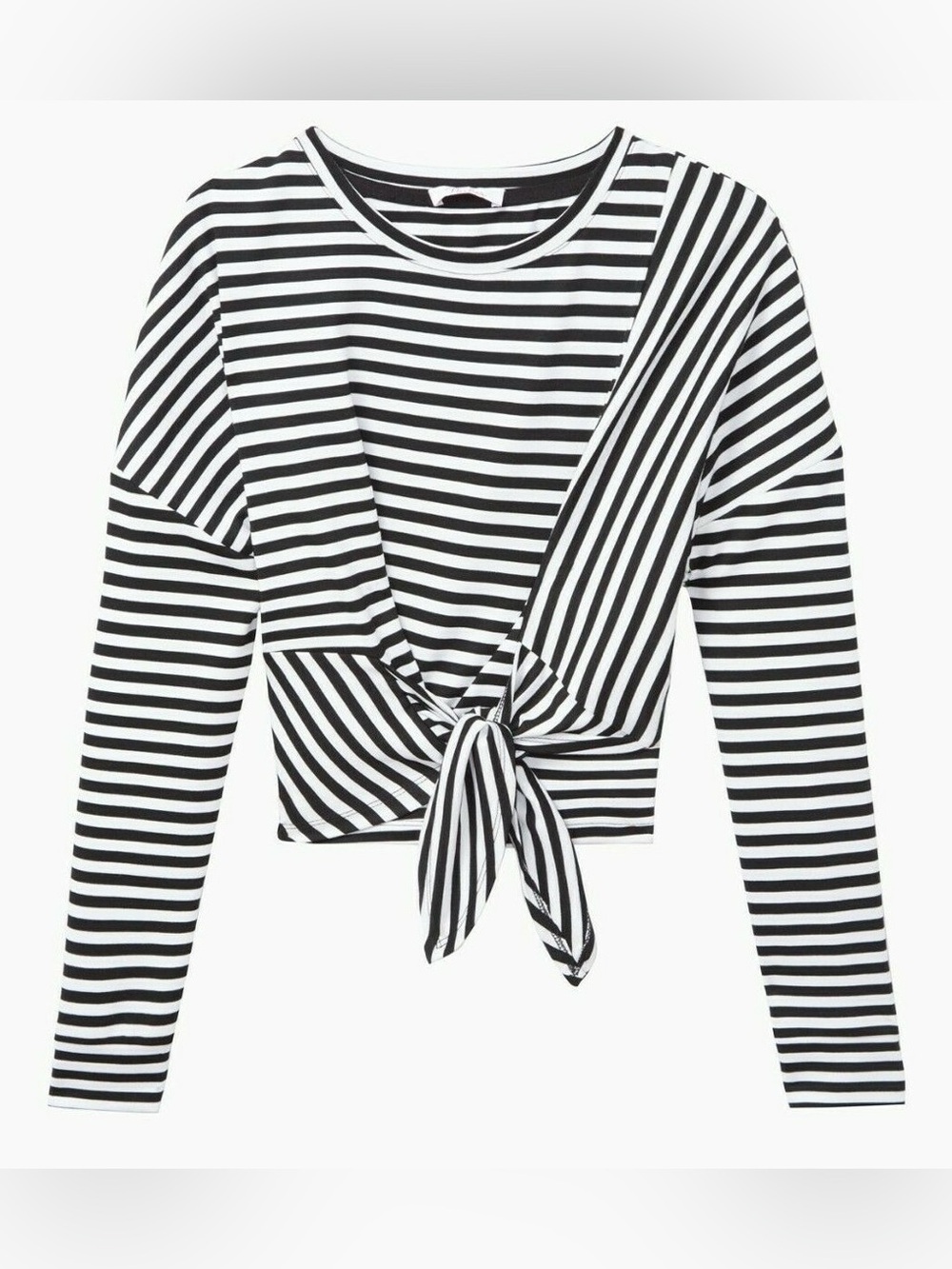 NWT. Parker. Nanette Striped Tie Front Top. Size XXS.